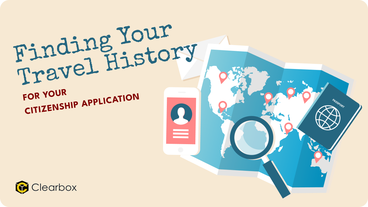 How to find your travel history